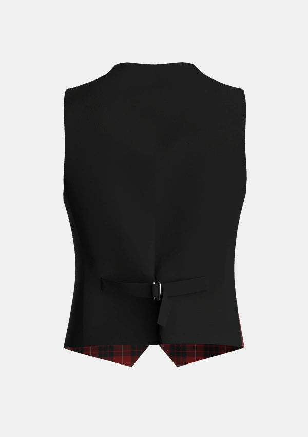 Traditional_Munro_Black_and_Red_Tartan_1204_Waistcoat_back_image