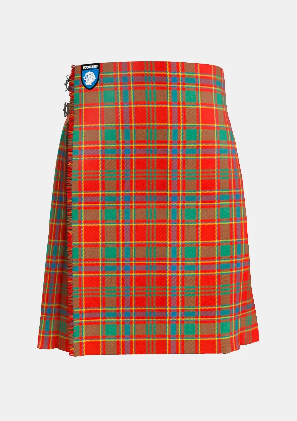 Traditional_Munro_tartan_front_image_with_pleated_design_and_adjustable_buckles_for_men