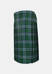 Traditional_Munster_Tartan_kilt_4061_left_image_with_pleated_design_and_adjustable_buckles_for_men