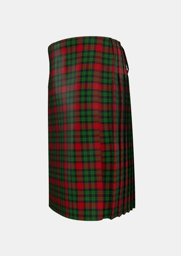 Traditional_Murdoch_Tartan_kilt_5646_left_image_with_pleated_design_and_adjustable_buckles_for_men