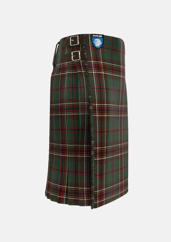 Traditional_Murphy_tartan_1303_right_image_with_pleated_design_and_adjustable_buckles_for_men