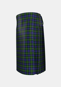 Traditional_Murray_1816_2_Tartan_219_kilt_left_image_with_pleated_design_and_adjustable_buckles_for_men