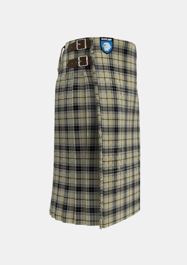 Traditional_New_Forest_Winter_Tartan_12769_kilt_right_image_with_pleated_design_and_adjustable_buckles_for_men