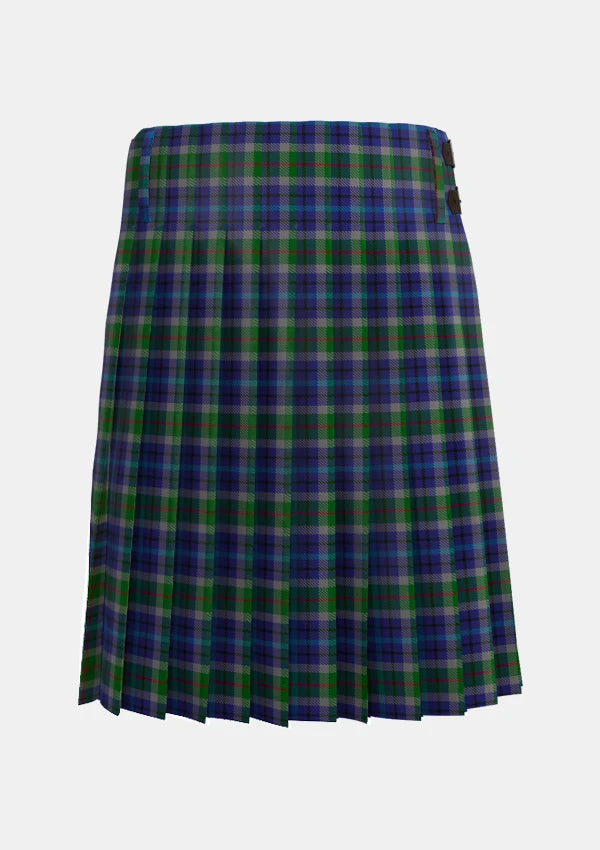 Traditional_New_York_City_Tartan_kilt_3812_back_image_with_pleated_design_and_adjustable_buckles_for_men