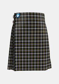 Traditional_Newcastle_Tartan_kilt_3984_front_image_with_pleated_design_and_adjustable_buckles_for_men