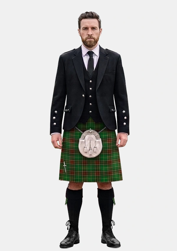 Traditional_Newfoundland_Tartan_1543_Kilt_and_Argyle_Jacket_Kilt_Outfits_front_image