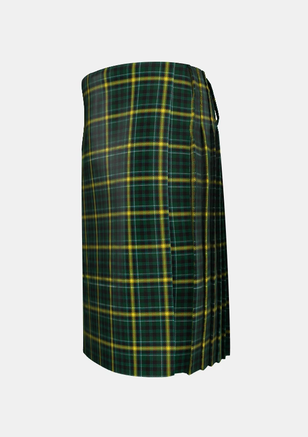 Traditional_Noble_Tartan_kilt_10903_left_image_with_pleated_design_and_adjustable_buckles_for_men