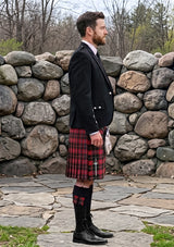 Traditional_Norwegian_Night_Tartan_10772_Kilt_and_Argyle_Jacket_Kilt_Outfit_right_image