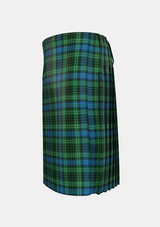 Traditional_OConnor_Tartan_2217_kilt_left_image_with_pleated_design_and_adjustable_buckles_for_men