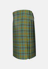 Traditional_O_Brien_Tartan_kilt_left_image_with_pleated_design_and_adjustable_buckles_for_men