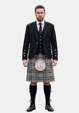 Traditional_O_Rourke_Tartan_6755_Kilt_and_Argyle_Jacket_Kilt_Outfits_front_image