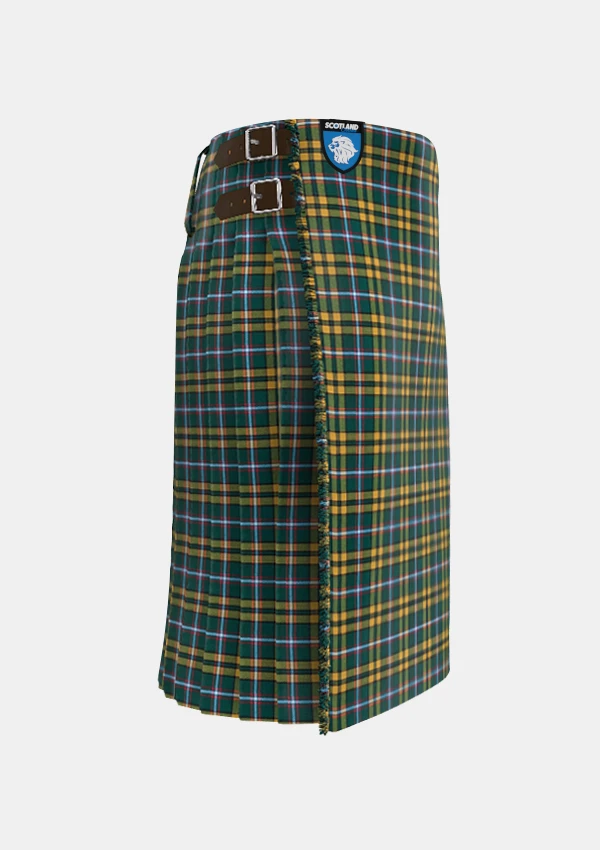Traditional_O_neill_tartan_2663_right_image_with_pleated_design_and_adjustable_buckles_for_men