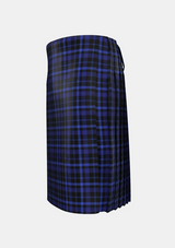 Traditional_Oban_Tartan_kilt_5529_left_image_with_pleated_design_and_adjustable_buckles_for_men