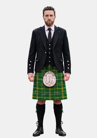 Traditional_Offaly_County_Tartan_7456_Kilt_and_Argyle_Jacket_Kilt_Outfits_front_image