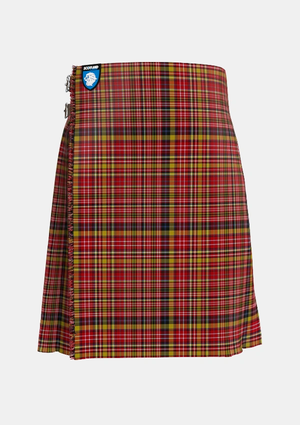 Traditional_Ogilvie_7_Tartan_3064_kilt_front_image_with_pleated_design_and_adjustable_buckles_for_men