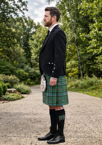 Traditional_Ogilvie_Hunting_Ancient_Tartan_Kilt_and_Argyle_Jacket_Kilt_Outfit_left_image