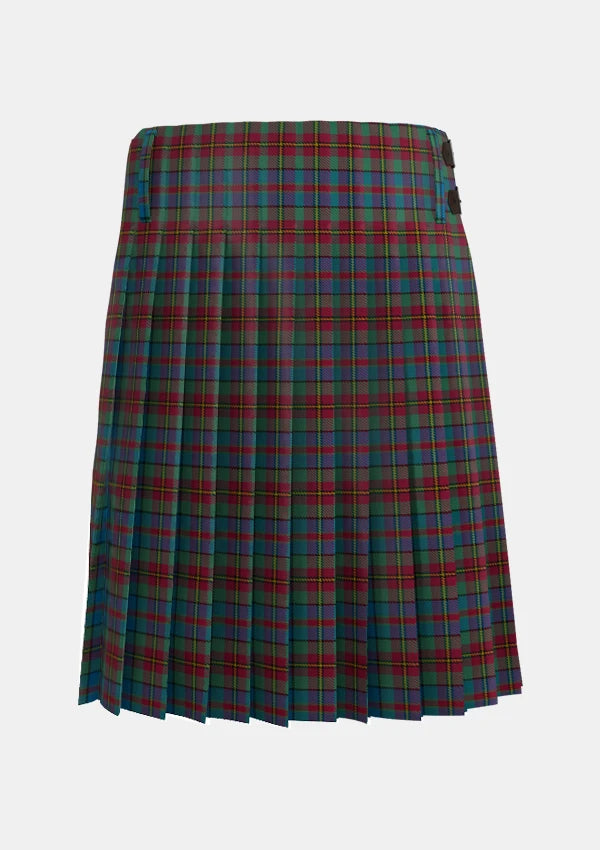 Traditional_Orkney_tartan_2681_kilt_back_image_with_pleated_design_and_adjustable_buckles_for_men