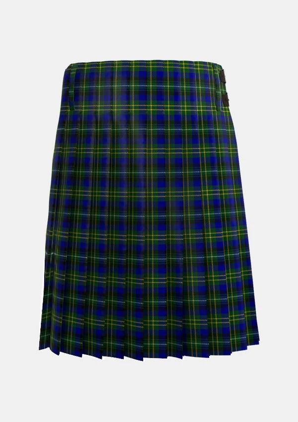 Traditional_Orr_Sharp_Tartan_kilt_back_image_with_pleated_design_and_adjustable_buckles_for_men