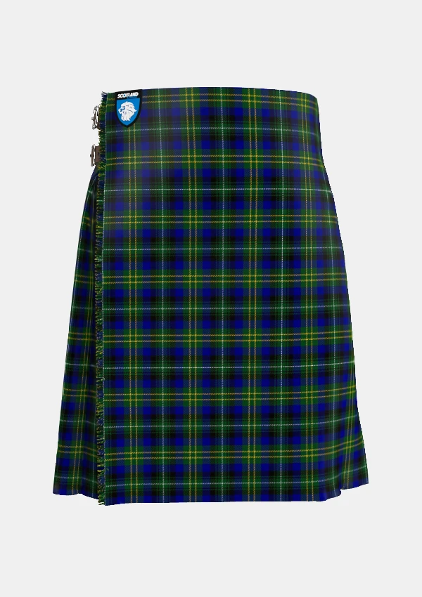 Traditional_Orr_Sharp_Tartan_kilt_front_image_with_pleated_design_and_adjustable_buckles_for_men