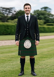 Traditional_Owen_Of_Wales_Tartan_Kilt_and_Argyle_Jacket_Kilt_Outfit_front_image