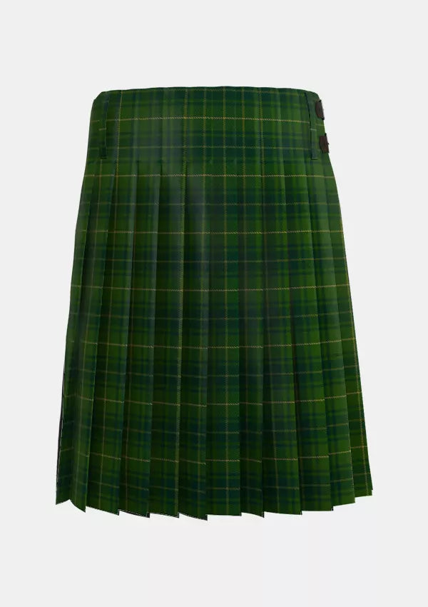 Traditional_Park_Estate_Tartan_5519_kilt_back_image_with_pleated_design_and_adjustable_buckles_for_men