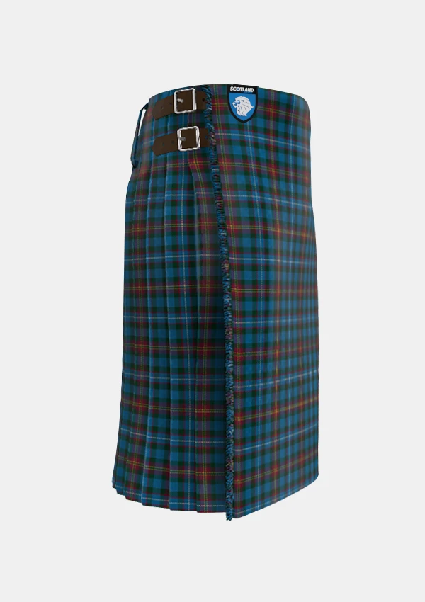 Traditional_Patel_Tartan_kilt_right_image_with_pleated_design_and_adjustable_buckles_for_men