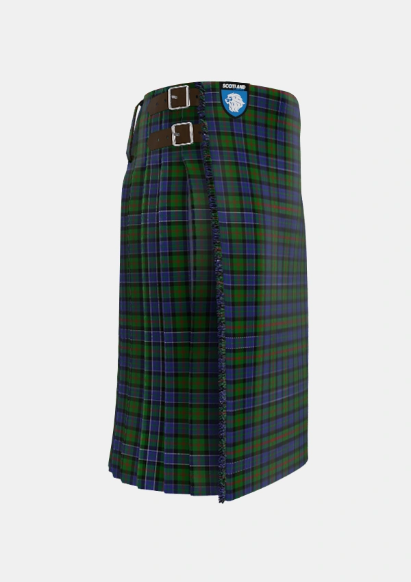 Traditional_Paterson_Personal_Tartan_4174_kilt_right_image_with_pleated_design_and_adjustable_buckles_for_men