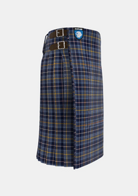 Traditional_Patrick_Tartan_kilt_11972_right_image_with_pleated_design_and_adjustable_buckles_for_men