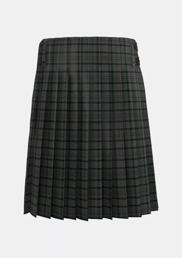 Traditional_Patterson_Robert_Family_Tartan_14997_kilt_back_image_with_pleated_design_and_adjustable_buckles_for_men