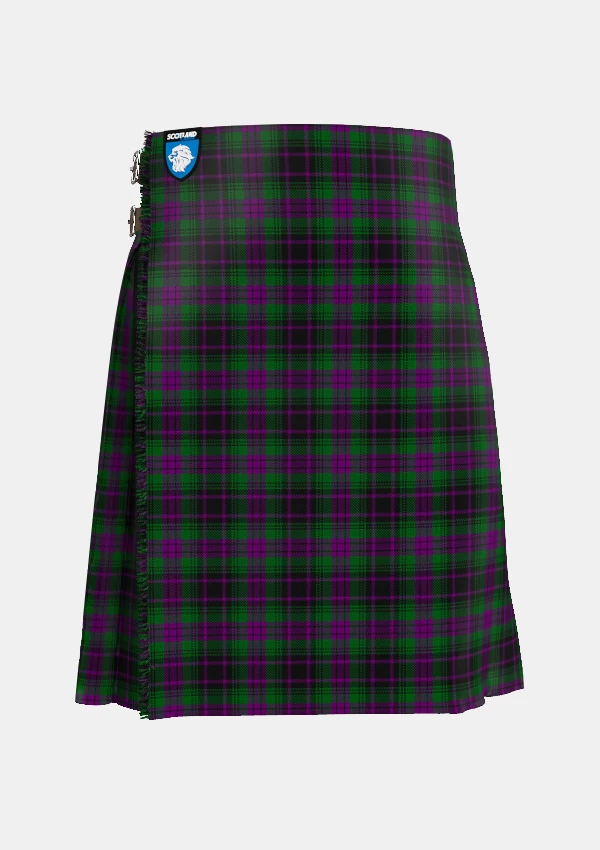 Traditional_Paxton_Tartan_kilt_front_image_with_pleated_design_and_adjustable_buckles_for_men