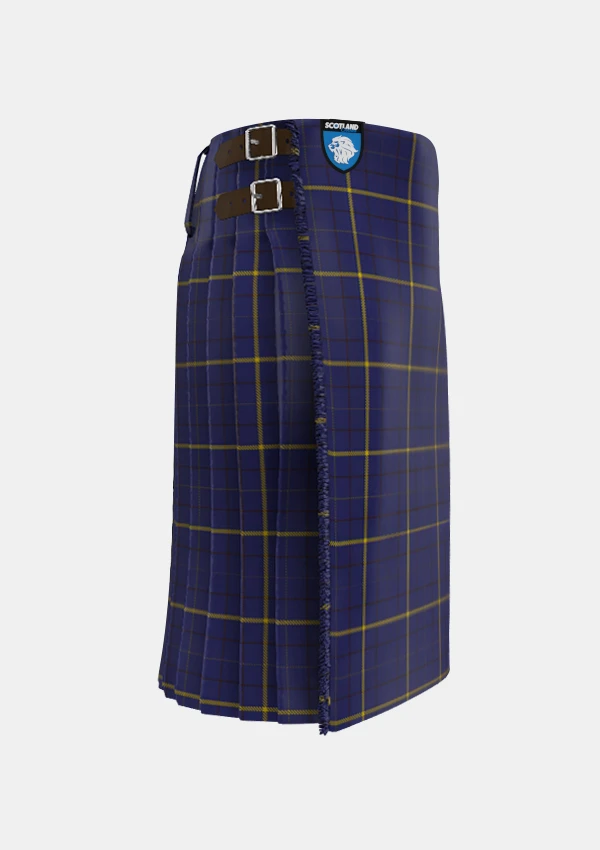 Traditional_Pearson_Tartan_kilt_1734_right_image_with_pleated_design_and_adjustable_buckles_for_men