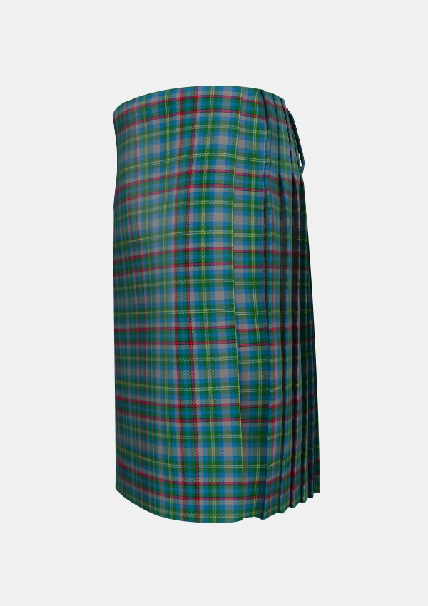 Traditional_Penman_Tartan_166_kilt_left_image_with_pleated_design_and_adjustable_buckles_for_men