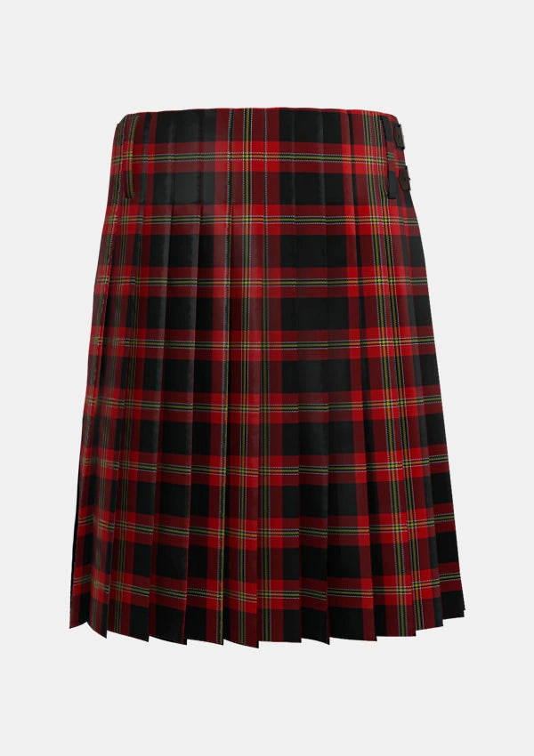 Traditional_Perry_Pirrie_Personal_Tartan_1212_kilt_back_image_with_pleated_design_and_adjustable_buckles_for_men