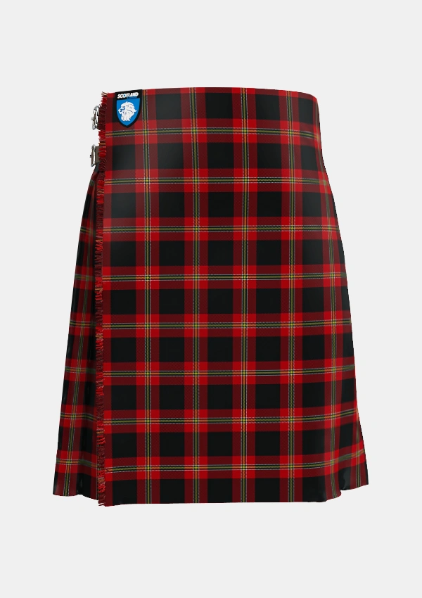 Traditional_Perry_Pirrie_Personal_Tartan_1212_kilt_front_image_with_pleated_design_and_adjustable_buckles_for_men