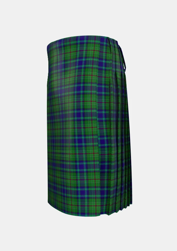 Traditional_Peter_Pan_Tartan_kilt_left_image_with_pleated_design_and_adjustable_buckles_for_men
