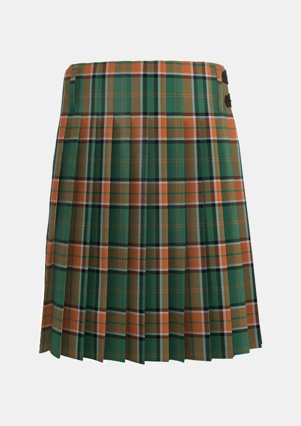 Traditional_Pollock_tartan_867_kilt_back_image_with_pleated_design_and_adjustable_buckles_for_men