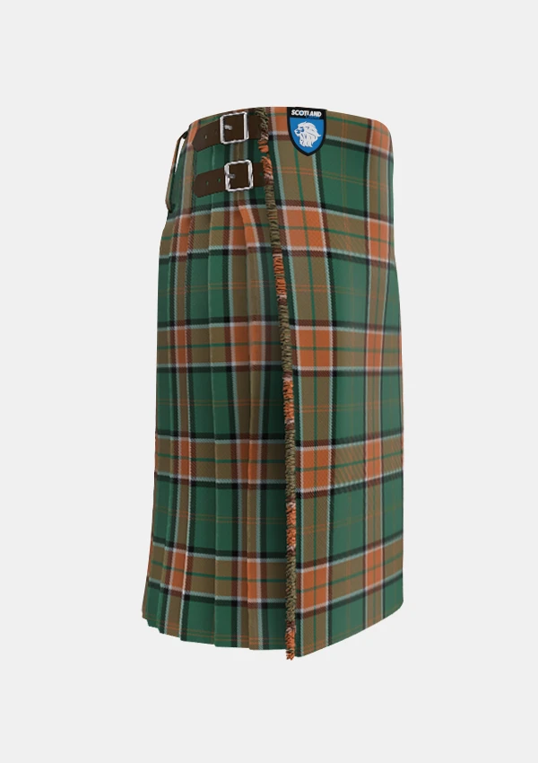 Traditional_Pollock_tartan_867_kilt_right_image_with_pleated_design_and_adjustable_buckles_for_men