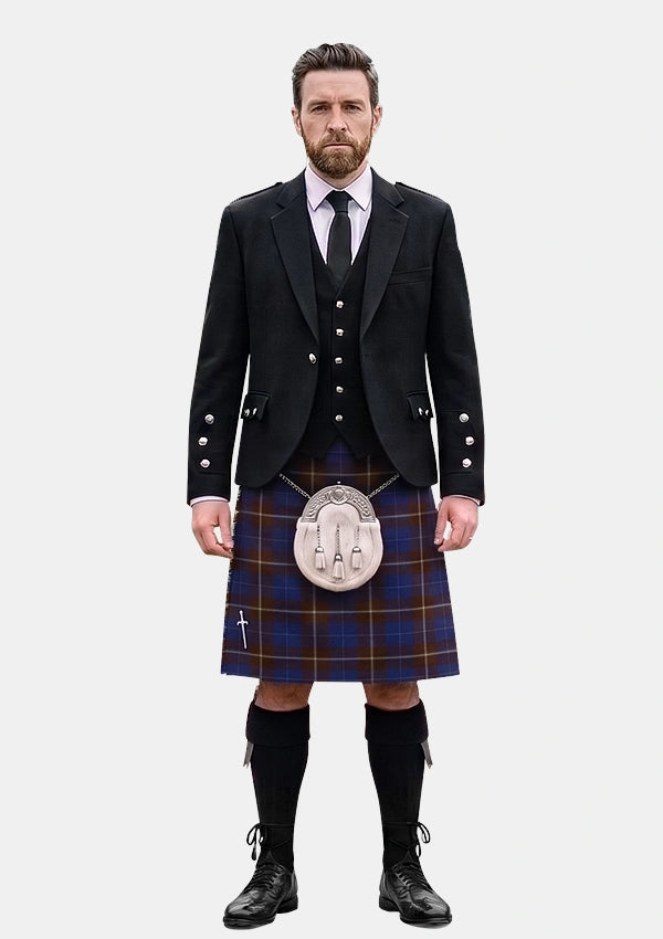 Traditional_Potts_Tartan_4538_Kilt_and_Argyle_Jacket_Kilt_Outfits_front_image