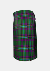 Traditional_Powell_Tartan_kilt_11787_left_image_with_pleated_design_and_adjustable_buckles_for_men