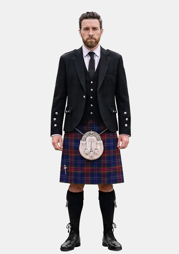 Traditional_Prentice_M_Tartan_14047_Kilt_and_Argyle_Jacket_Kilt_Outfits_front_image