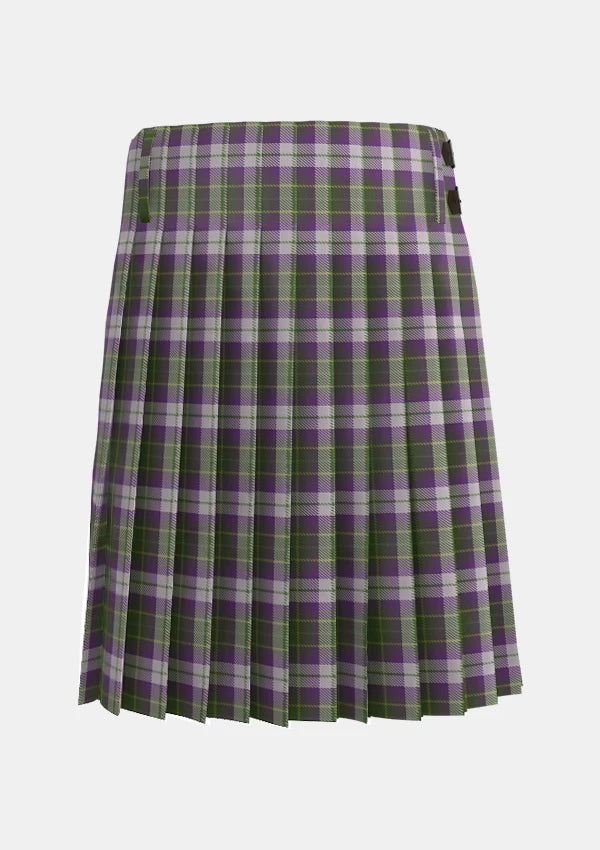 Traditional_Prickly_Thistle_Tartan_kilt_back_image_with_pleated_design_and_adjustable_buckles_for_men