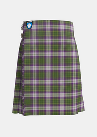 Traditional_Prickly_Thistle_Tartan_kilt_front_image_with_pleated_design_and_adjustable_buckles_for_men