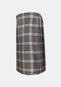 Traditional_Prickly_Thistle_Tartan_kilt_left_image_with_pleated_design_and_adjustable_buckles_for_men