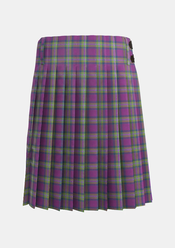 Traditional_Pride_of_Dornoch_Tartan_kilt_back_image_with_pleated_design_and_adjustable_buckles_for_men