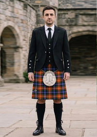 Traditional_Pride_of_LGBT_Tartan_Kilt_and_Argyle_Jacket_Kilt_Outfit_front_image