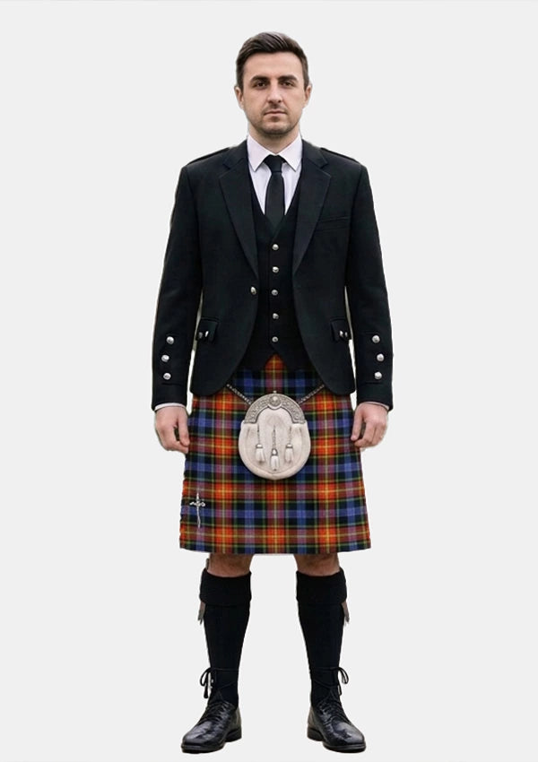 Traditional_Pride_of_LGBT_Tartan_Kilt_and_Argyle_Jacket_Kilt_Outfits_front_image