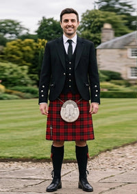 Traditional_Pride_of_Wales_Tartan_Kilt_and_Argyle_Jacket_Kilt_Outfit_front_image
