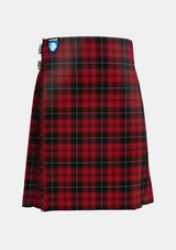 Traditional_Pride_of_Wales_Tartan_kilt_7515_front_image_with_pleated_design_and_adjustable_buckles_for_men