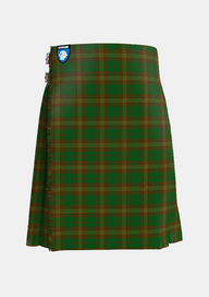 Traditional_Prince_David_Tartan_kilt_826_front_image_with_pleated_design_and_adjustable_buckles_for_men