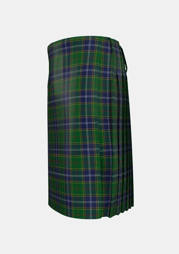 Traditional_Pringle_Tartan_kilt_2816_left_image_with_pleated_design_and_adjustable_buckles_for_men
